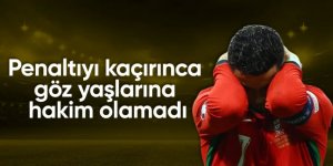 Uzatmada penaltı kaçıran Ronaldo gözyaşlarını tutamadı