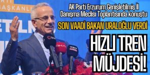 Bakan Uraloğlu hızlı tren müjdesi verdi: Kısa zamanda ihalesini yapacağız