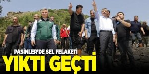 Pasinler’de sel felaketi; yıktı geçti