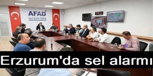 Erzurum'da sel felaketi alarmı