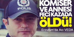 Erzurum’da acı veda! Trafik kazasında hayatını kaybeden anne ve oğul toprağa verildi