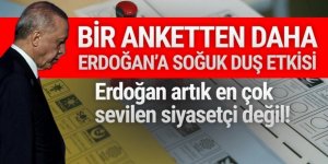 Erdoğan'a bir anket şoku daha: Artık ''en beğenilen siyasetçi'' değil
