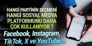 Türkiye'de hangi partinin seçmeni en çok hangi sosyal medyayı kullanıyor ?