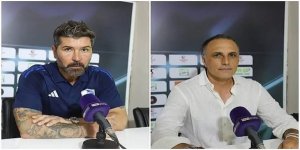 Maç sonrası teknik adamlar konuştu: 35 derecede maç oynamak riskli