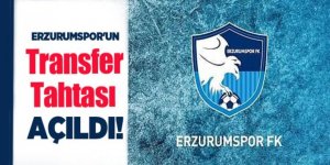 Erzurumspor'un transfer tahtası açıldı