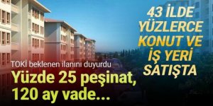 Erzurum'da var: TOKİ'den yüzde 25 peşinat ve 120 ay vadeyle konut satışı