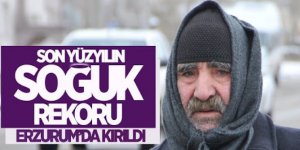 En düşük sıcaklık Erzurum'da ölçüldü