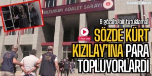 Erzurum'da Kürt kızılayı operasyonu: Şüphelilerden biri tutuklandı