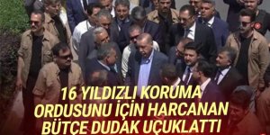 Cumhurbaşkanlığı'nın koruma ordusunun maliyeti dudak uçuklattı