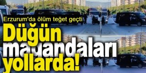 Erzurum'da düğün terörü!