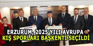 Erzurum, 2025 yılı "Avrupa Kış Sporları Başkenti" seçildi