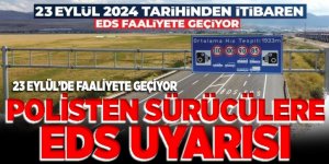 Erzurum Polisinden sürücülere EDS uyarısı