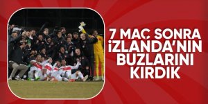 İzlanda'da tarihi galibiyet