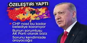 Erdoğan'dan seçim özeleştirisi