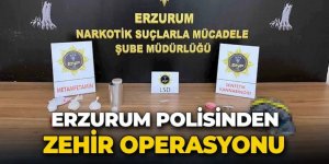 Erzurum’da uyuşturucu operasyonu: 11 kilo 150 gram metamfetamin yakalandı