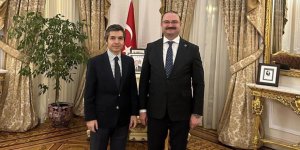 REKTÖR HACIMÜFTÜOĞLU, LONDRA BÜYÜKELÇİSİ ERTAŞ İLE BİR ARAYA GELDİ