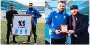 Mavi beyazlı formayla 100. Maç