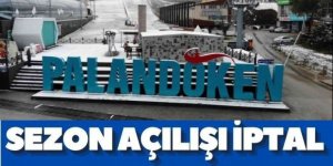 Şehit haberi sonrası, Palandöken'de açılış iptal oldu!