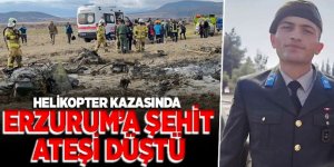 Erzurum şehidini bekliyor...