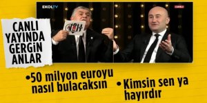 Beşiktaş başkan adayları Adalı ile Yücel canlı yayında birbirine girdi