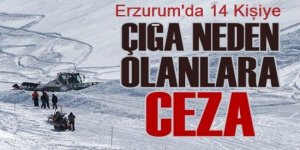 Palandöken'de Çığ bölgesinde kayak yapanlara büyük ceza!