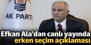Efkan Ala canlı yayında konuştu: İmamoğlu, İmralı ve 'erken seçim' açıklaması...