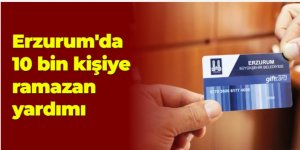 Erzurum Büyükşehir'den 10 bin kişiye ramazan yardımı