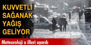 Kuvvetli sağanak geliyor...