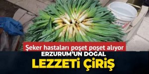 Erzurum'da Çiriş otu tezgahtaki yerini aldı