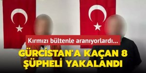 Kırmızı bültenle aranan 8 şüpheli Gürcistan'dan getirildi