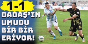 Erzurumspor bu kez evinde tekledi: 1-1
