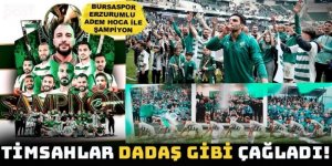 Dadaş Teknik Direktör Adem Çağlayan ile Bursaspor 2. Lig'e yükseldi