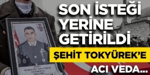 Şehidin son isteği yerine getirildi, baba ocağında toprağa verildi