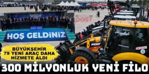 Büyükşehir Yeni araç filosunu tanıttı