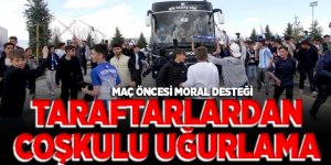 Erzurumspor'a coşkulu uğurlama