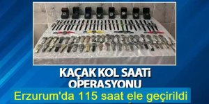 Oltu'da kaçak saat operasyonu: 350 bin lira değerinde