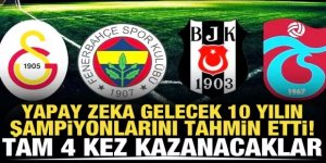 Yapay zeka gelecek 10 yılın şampiyonlarını tahmin etti!