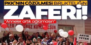 PKK’nın çözülmesi birlikteliğin zaferi! 'Anneler artık ağlamasın'