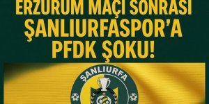 Erzurum Maçı Sonrası Şanlıurfaspor’a PFDK Şoku!
