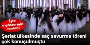 BAE'de Trump'ı Nasha'at geleneğiyle karşıladılar!