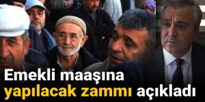 Emekli maaşına yapılacak zammı açıkladı