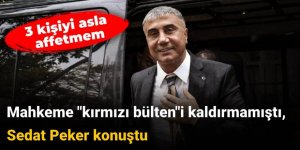 Mahkeme "kırmızı bülten"i kaldırmamıştı, Sedat Peker konuştu