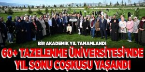 60+ Tazelenme Üniversitesi'nde yıl sonu coşkusu