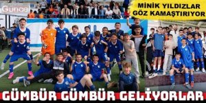 Erzurum'da minik yıldızlardan futbol şov!