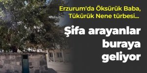 Şifa arayanlar buraya koşuyor: Erzurum'da Öksürük Baba, Tükürük Nene türbesi...
