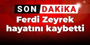 Ferdi Zeyrek'ten acı haber
