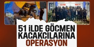 Erzurum ve 50 ilde göçmen kaçakçılarına operasyon