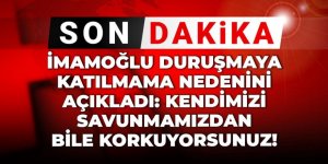 Ekrem İmamoğlu duruşmaya katılmama nedenini açıkladı