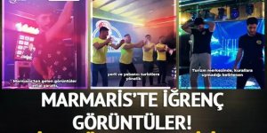 Marmaris'te iğrenç görüntüler...