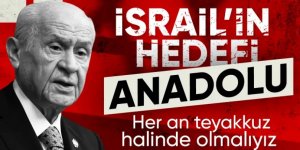 Bahçeli: İsrail'in nihai hedefi 'terörsüz Türkiye' süreci